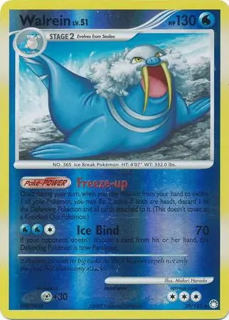 Mysterious Treasures Walrein #39/123 reverse holo